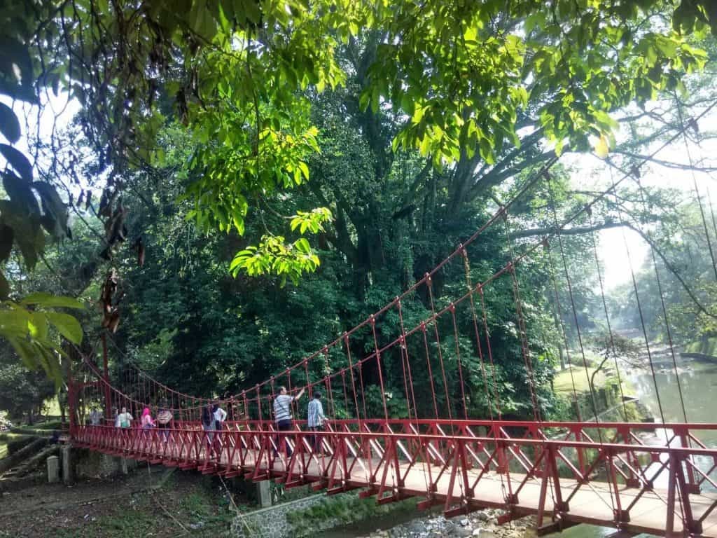 Jembatan Gantung Di Kebun Raya Bogor