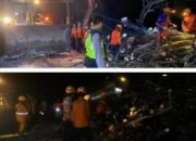 Penanganan Cepat Polsek Prajekan Tangani Pohon Tumbang yang Menghambat Akses Jalan