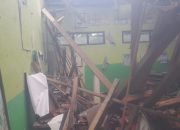 Atap Ruang Kelas Ambruk, Kepala Sekolah SDN 2 Suboh Berharap Bantuan