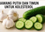 Efektivitas Bawang Putih dan Timun untuk Kolesterol
